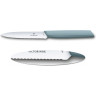 Нож для овощей Victorinox Swiss Modern, лезвие 10 см, голубая ручка 6.9006.10W21